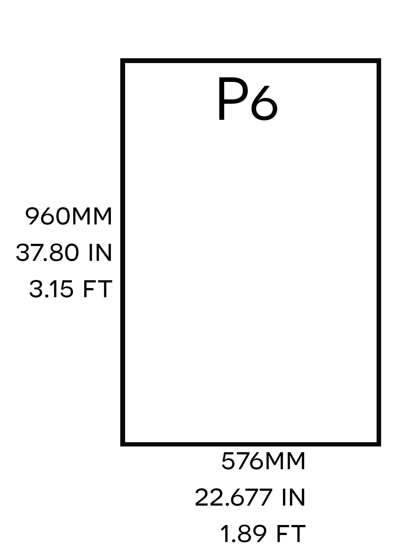 Sw Format P6 P6 SW-13 SMD LED Box Enclosure | Legion LED Trucks